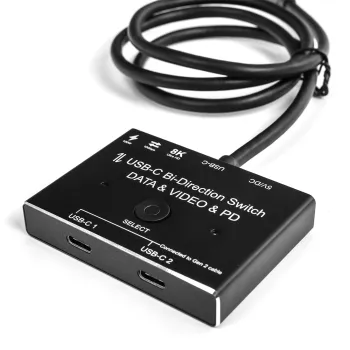 Sumator lub rozgałęźnik USB-C 2x1 1x2 SPC-BID01