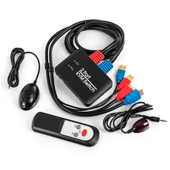 Switch KVM USB + DP 2/1 Spacetronik SPD-KVM02