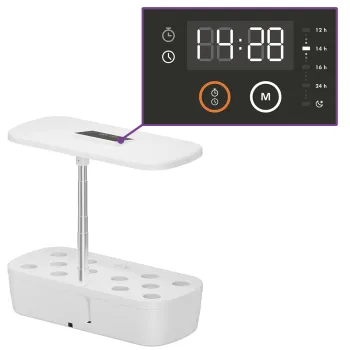 Doniczka do roślin z wyświetlaczem LCD SPGC10W