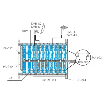 Wzmacniacz ALCAD PA-740 (TM-101 TM-111)