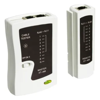 Tester okablowania kabli RJ45 LAN Patchcord Goobay