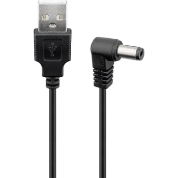 Kabel zasilający USB - wtyk DC 5.5x2.1 Goobay 1.5m