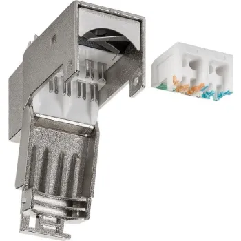 Złącze Keystone RJ45 CAT 6 STP 250MHz Snap-In