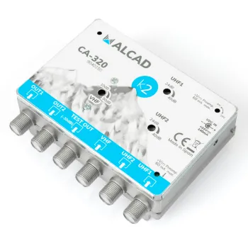 Wzmacniacz wielozakresowy TV ALCAD CA-320 24V 40dB