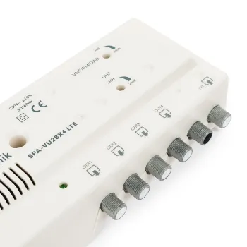 Domowy wzmacniacz TV 4xOUT Spacetronik SPA-VU28X4
