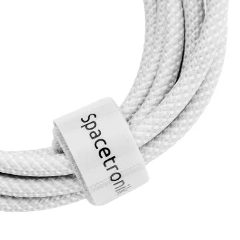 Kabel USB-C PD100/240W Spacetronik 2m biały
