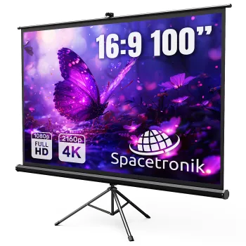 Ekran Projekcyjny ze Statywem 100" 4K Spacetronik