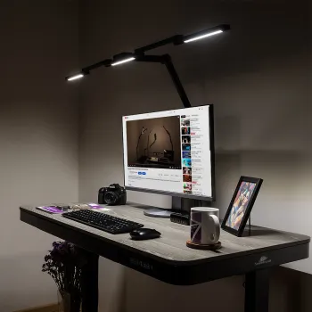 Lampa biurkowa kreślarska LED bezcieniowa Glow D2