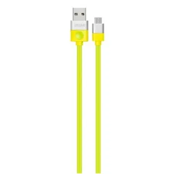 Kabel USB - microUSB 2.0 ORIGAMI 1m Zielony
