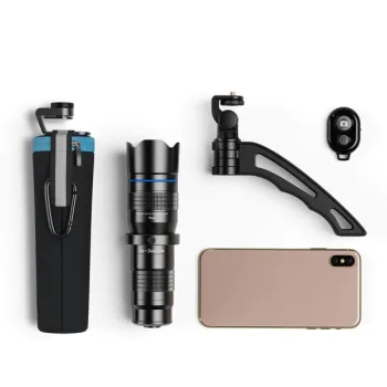 Monokular obiektyw telefonu Zoom 20-40x Zestaw 4w1