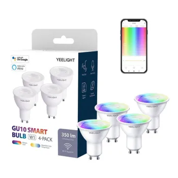 Żarówka LED GU10 5W RGB Smart Yeelight W1 4szt