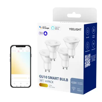 Żarówka LED GU10 WiFi Yeelight W1 Ściemnialna 4szt