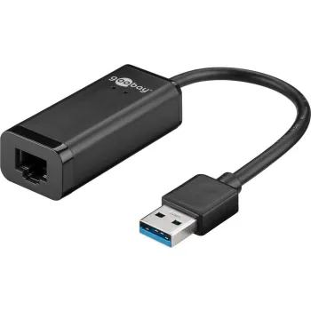 Adapter gniazdo RJ45 1Gbps na wtyk USB 3.0 Goobay
