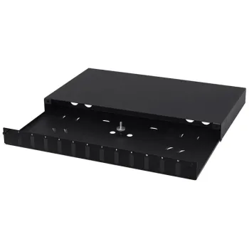 Przełącznica 19" 1U 12xSC Duplex Czarna stała