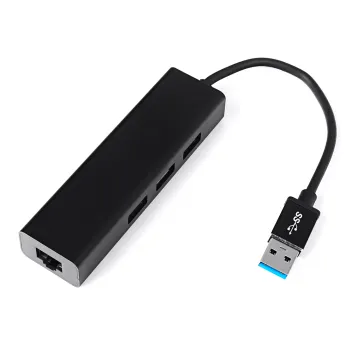 Multiport HUB USB na 3 USB + RJ45 SPU-M06 czarny