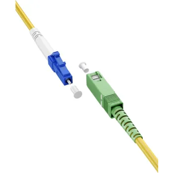 Patchcord optyczny SIMPLEX SC-APC - LC Goobay 25m