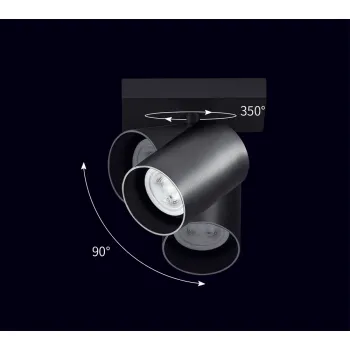 Kinkiet Yeelight Spotlight 350lm 60W czarny GU10