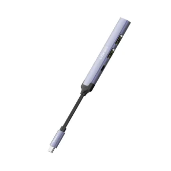 Adapter HUB multiport USB-C 4w1 5Gbps DS-34C