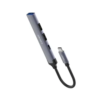 Adapter HUB multiport USB-C 4w1 5Gbps DS-34C