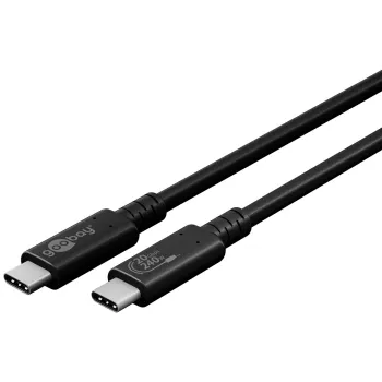 Kabel USB-C USB4 Gen 2x2 20 Gb/s 240W Goobay 2m