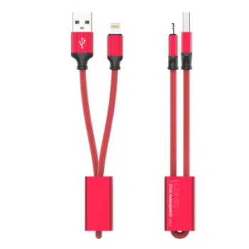 Kabel USB-A + Lightning z brelokiem LDNIO LC98