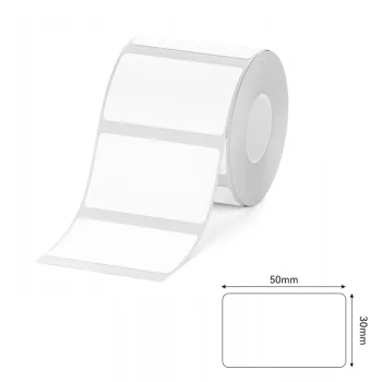 Etykiety seria K Niimbot 50x30 mm 900 szt. biały