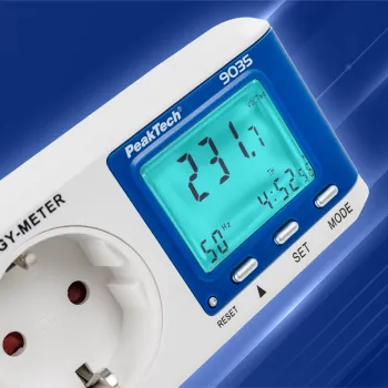 Cyfrowy Licznik Zużycia Energii PeakTech 9035