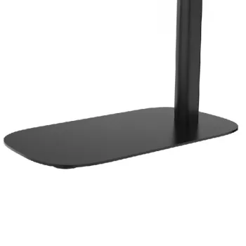 Stolik regulowany Buddy 17 Czarny, Ciemne drewno