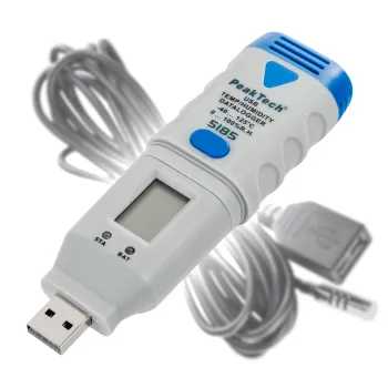 Miernik Wilgotn Temp USB Datalogger PeakTech 5185