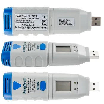 Miernik Wilgotn Temp USB Datalogger PeakTech 5185