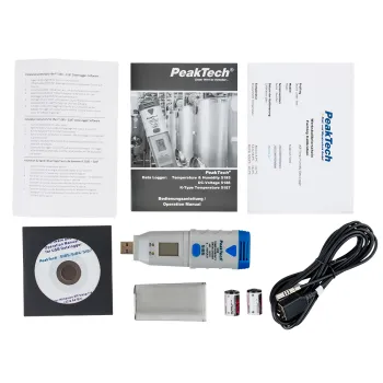 Miernik Wilgotn Temp USB Datalogger PeakTech 5185