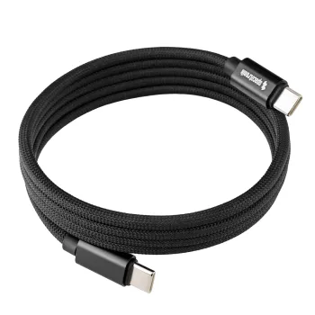 Kabel magnetyczny USB-C Spacetronik 1,8m czarny
