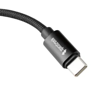 Kabel magnetyczny USB-C Spacetronik 1,8m czarny