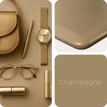 Blat MDF malowany proszkowo 160x80x2.5 Champagne