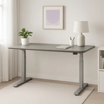 Blat MDF malowany proszkowo 180x80x2.5 Steel Grey