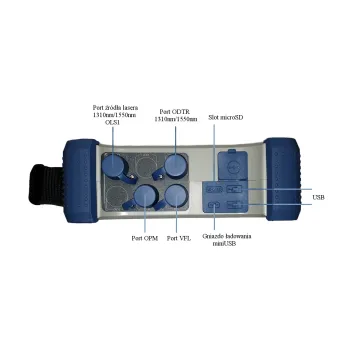 Reflektometr Spacetronik SP-OMMR01 7'' SM OTDR