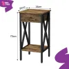 Stolik nocny, biurkowy z szufladą Funky Furniture