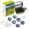 Apexel obiektywy i filtry do smartfona 6w1 DG6V2