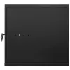 Szafa RACK 19'' 9U 600x450mm CZARNA Szklane drzwi
