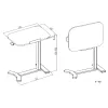 Stolik regulowany 90° Buddy 18 Jasne drewno
