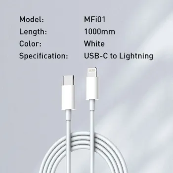 Kabel ładowarki USB-C orginalny certykiat do Apple