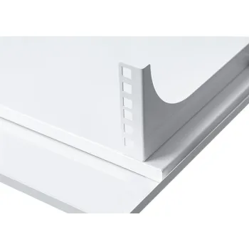 Obudowa RACK 19'' 2U 350x130mm BIAŁA pionowa