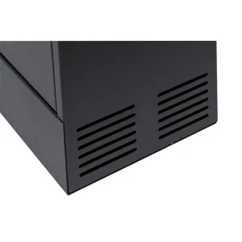 Obudowa RACK 19'' 2U 350x130mm CZARNA pionowa