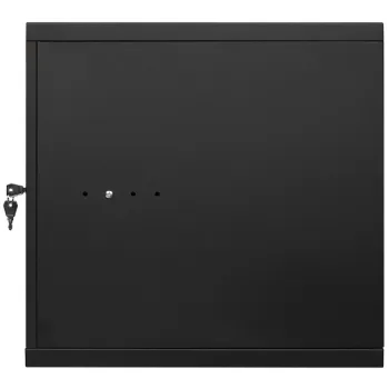 Szafa RACK 19'' 9U 600x450mm CZARNA Szklane drzwi