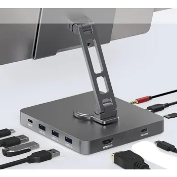 Podstawka na telefon Multiport USB-C 10w1 SPE-PB03