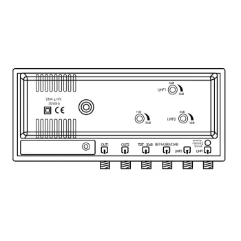Wzmacniacz dom Spacetronik SPA-V2U42X2 LTE