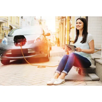 Kabel EV PHEV Type 2 LAPP 22kW 32A pomarańczowy 5m