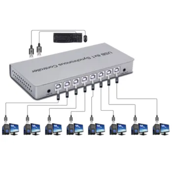 Switch KVM USB 8/1 Spacetronik SPU-81SW PRO