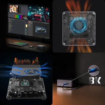 Minisforum PC AMD Ryzen 9 7940HS 32GB M.2 1TB