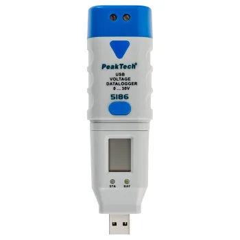 Miernik Napięcia prądu stałego USB PeakTech 5186